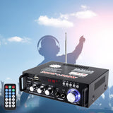 Maxbell Mini 600W Bluetooth Car Audio Power Amplifier 12V 110V Receiver Speaker Amp