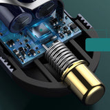 Maxbell Car Charger 4x30W 4 Ports 120W USB Type-C Quick Charge for Mobilephone 3U+1C