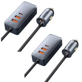 Maxbell Car Charger 4x30W 4 Ports 120W USB Type-C Quick Charge for Mobilephone 3U+1C