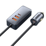 Maxbell Car Charger 4x30W 4 Ports 120W USB Type-C Quick Charge for Mobilephone 3U+1C