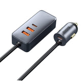 Maxbell Car Charger 4x30W 4 Ports 120W USB Type-C Quick Charge for Mobilephone 3U+1C