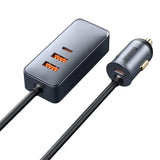 Maxbell Car Charger 4x30W 4 Ports 120W USB Type-C Quick Charge for Mobilephone 3U+1C