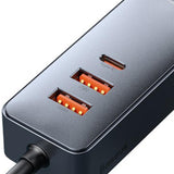 Maxbell Car Charger 4x30W 4 Ports 120W USB Type-C Quick Charge for Mobilephone 2U+2C