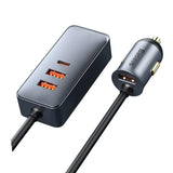 Maxbell Car Charger 4x30W 4 Ports 120W USB Type-C Quick Charge for Mobilephone 2U+2C