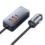 Maxbell Car Charger 4x30W 4 Ports 120W USB Type-C Quick Charge for Mobilephone 2U+2C