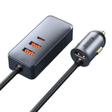 Maxbell Car Charger 4x30W 4 Ports 120W USB Type-C Quick Charge for Mobilephone 2U+2C