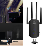 Maxbell Networking Extender 1200Mbps 5G Indicator Antenna Anti-interference Router