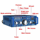 Maxbell 600W Mini Bluetooth 5.0 Audio Amplifier HIFI Stereo Amp with Remote Control