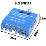 Maxbell 600W Mini Bluetooth 5.0 Audio Amplifier HIFI Stereo Amp with Remote Control