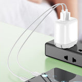 Maxbell 20W USB C Charger PD Cube Quick Charger 3.0 Plug for iPhone 12/12 Pro Max White