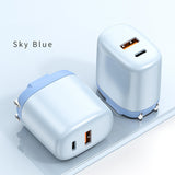 Maxbell 20W USB C Charger PD Cube Quick Charger 3.0 Plug for iPhone 12/12 Pro Max White