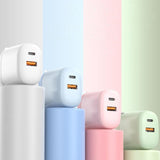 Maxbell 20W USB C Charger PD Cube Quick Charger 3.0 Plug for iPhone 12/12 Pro Max White