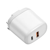 Maxbell 20W USB C Charger PD Cube Quick Charger 3.0 Plug for iPhone 12/12 Pro Max White