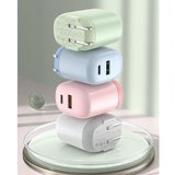 Maxbell 20W USB C Charger PD Cube Quick Charger 3.0 Plug for iPhone 12/12 Pro Max White