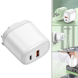 Maxbell 20W USB C Charger PD Cube Quick Charger 3.0 Plug for iPhone 12/12 Pro Max White