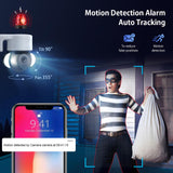 Maxbell WiFi Camera Cloud Storage Security Camera Wireless Night Vision Plug-US