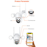 Maxbell WiFi Camera Cloud Storage Motion Detection Surveillance Camera Plug-UK