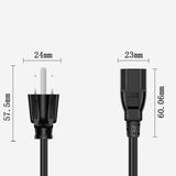 Maxbell AC Power Supply Adapter Cord Cord Cable AC Adapters for Office Laptop 3m