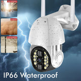 Maxbell Surveillance WiFi Camera Pan Tilt Outdoor 3MP HD WiFi for Indoor Plug-US