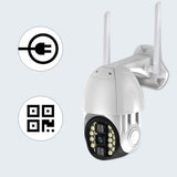 Maxbell Surveillance WiFi Camera Pan Tilt Outdoor 3MP HD WiFi for Indoor Plug-US
