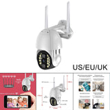 Maxbell Surveillance WiFi Camera Pan Tilt Outdoor 3MP HD WiFi for Indoor Plug-US