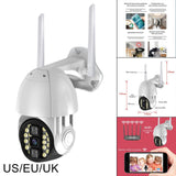 Maxbell Surveillance WiFi Camera Pan Tilt Outdoor 3MP HD WiFi for Indoor Plug-US
