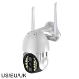 Maxbell Surveillance WiFi Camera Pan Tilt Outdoor 3MP HD WiFi for Indoor Plug-US