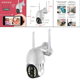 Maxbell Surveillance WiFi Camera Pan Tilt Outdoor 3MP HD WiFi for Indoor Plug-US