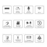 Maxbell Smart Wireless Indoor IP Camera Night Vision Camera Pan/Tilt/Zoom