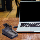 Maxbell USB Foot Pedal Switch Control Keyboard Action for PC Computer Games
