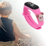 Maxbell Waterproof Digital Wrist Watch Kids Sports Watch  Pink Violent Dragon