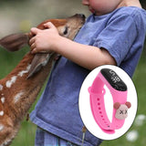 Maxbell Waterproof Digital Wrist Watch Kids Sports Watch  Pink Violent Dragon