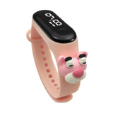 Maxbell Waterproof Digital Wrist Watch Kids Sports Watch  Pink Leopard