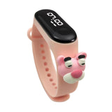 Maxbell Waterproof Digital Wrist Watch Kids Sports Watch  Pink Leopard