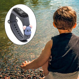Maxbell Waterproof Digital Wrist Watch Kids Sports Watch  Blue Violent Dragon