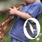 Maxbell Waterproof Digital Wrist Watch Kids Sports Watch  Blue Violent Dragon