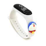 Maxbell Waterproof Digital Wrist Watch Kids Sports Watch  White Jingle Cat