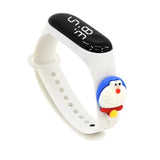 Maxbell Waterproof Digital Wrist Watch Kids Sports Watch  White Jingle Cat