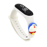 Maxbell Waterproof Digital Wrist Watch Kids Sports Watch  White Jingle Cat
