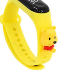 Maxbell Waterproof Digital Wrist Watch Kids Sports Watch  Yellow Winnie the Pooh