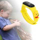 Maxbell Waterproof Digital Wrist Watch Kids Sports Watch  Yellow Winnie the Pooh