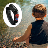 Maxbell Waterproof Digital Wrist Watch Kids Sports Watch  Spiderman