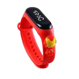 Maxbell Waterproof Digital Wrist Watch Kids Sports Watch  iron Man