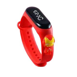 Maxbell Waterproof Digital Wrist Watch Kids Sports Watch  iron Man