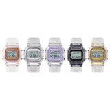 Maxbell Transparent Sport Watch Digital LED Waterproof Wristwatch Gift White