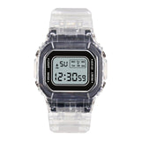 Maxbell Transparent Sport Watch Digital LED Waterproof Wristwatch Gift Black