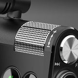 Maxbell Bluetooth 5.0 FM Transmitter Wireless Car Kit USB Charger for Car Smartphone Silver