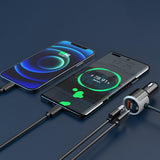 Maxbell Bluetooth 5.0 FM Transmitter Wireless Car Kit USB Charger for Car Smartphone Silver