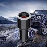 Maxbell Bluetooth 5.0 FM Transmitter Wireless Car Kit USB Charger for Car Smartphone Silver