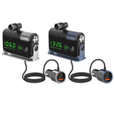 Maxbell Bluetooth 5.0 FM Transmitter Wireless Car Kit USB Charger for Car Smartphone Silver